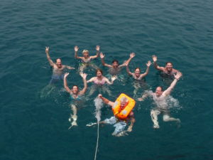 Cyclades Sailing. The deep blue sea, have you ever jumped in water that are a couple of hundred meter deep!