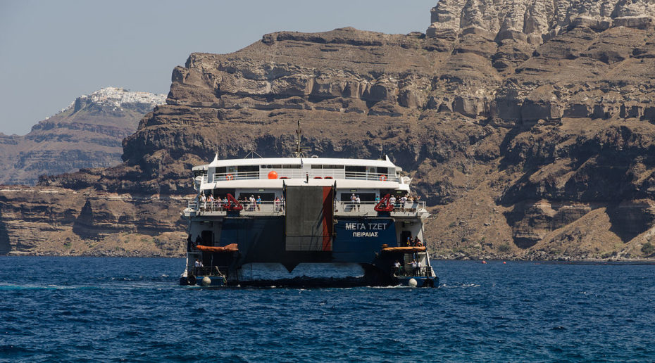 High speed ferry Santorini Greece